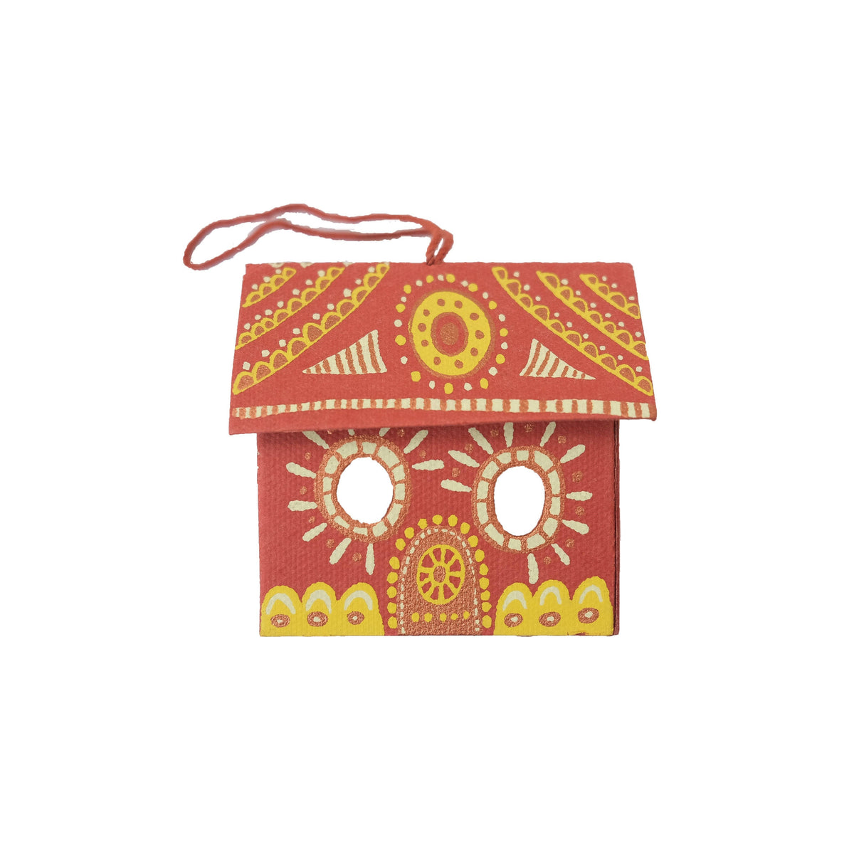 Gingerbread House Screen-Printed Board Decoration - East End Press