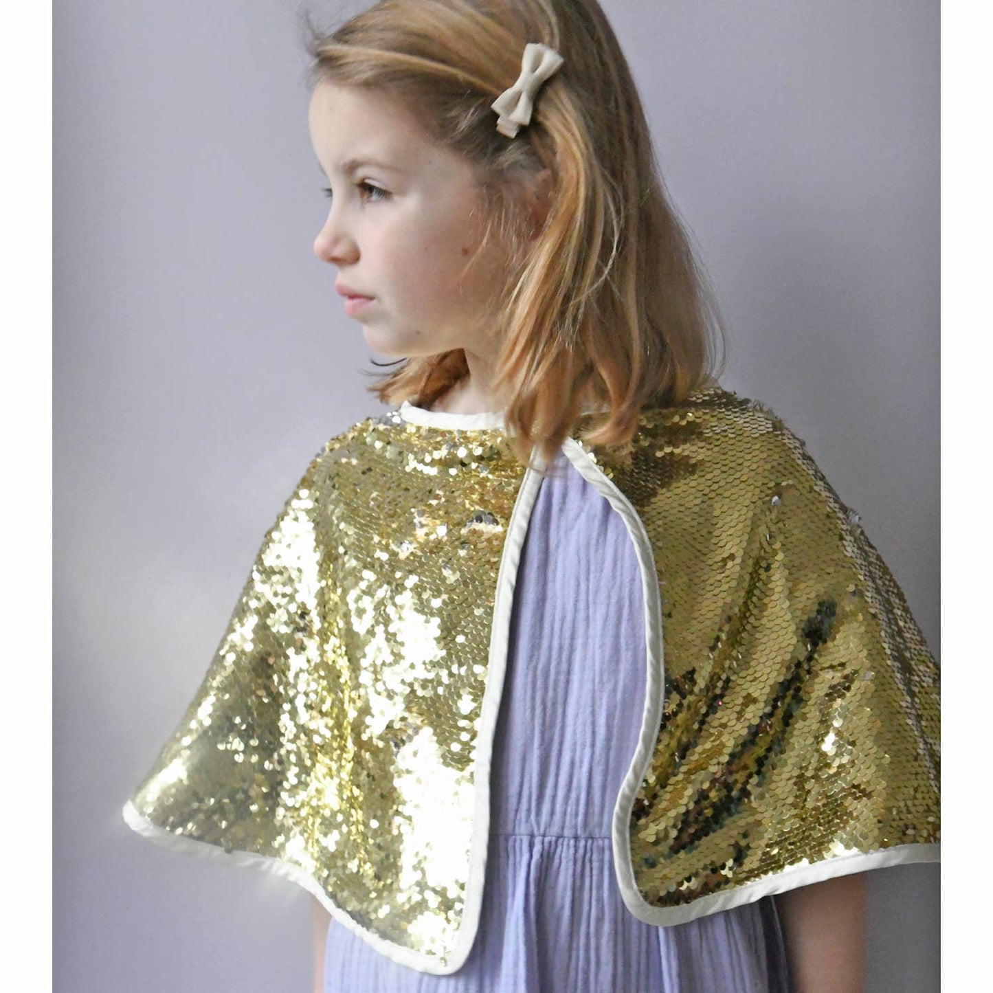 Gold Sequin Cape 3-10 Years - Rockahula Kids US