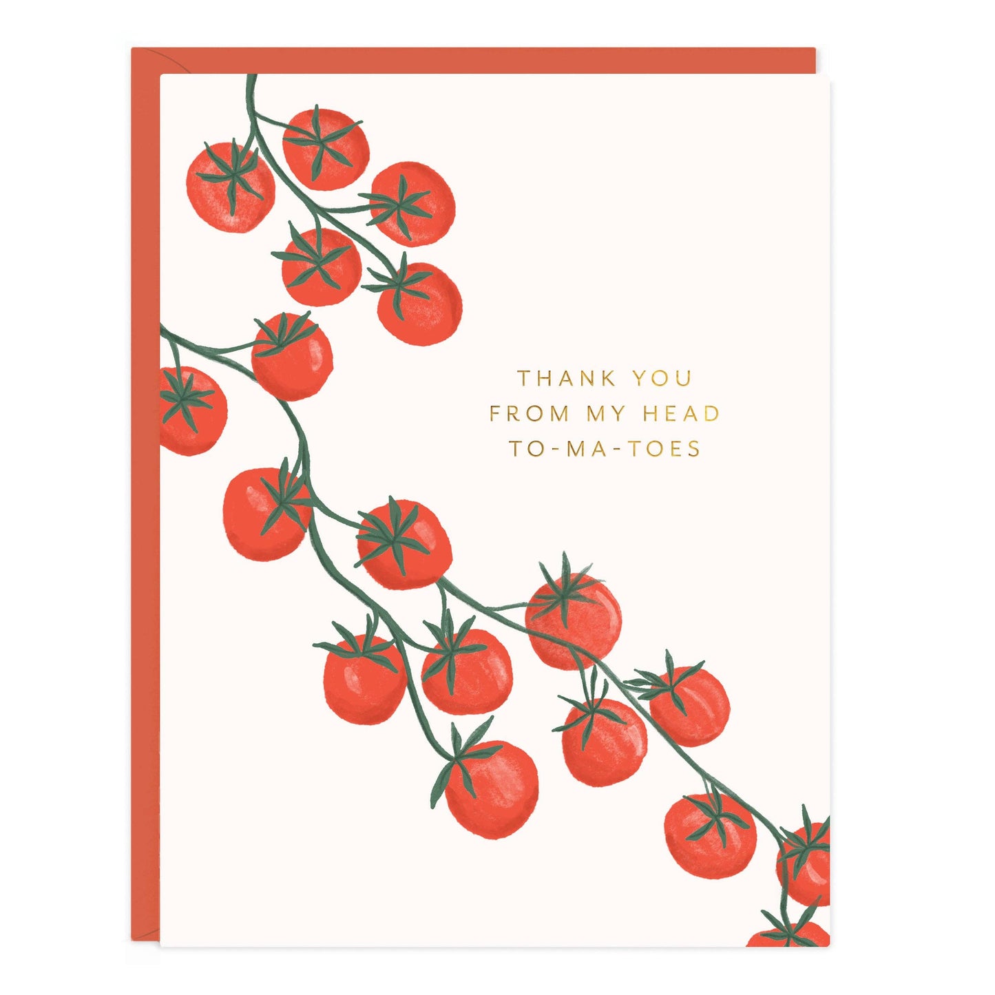 Thank You Tomatoes Greeting Card