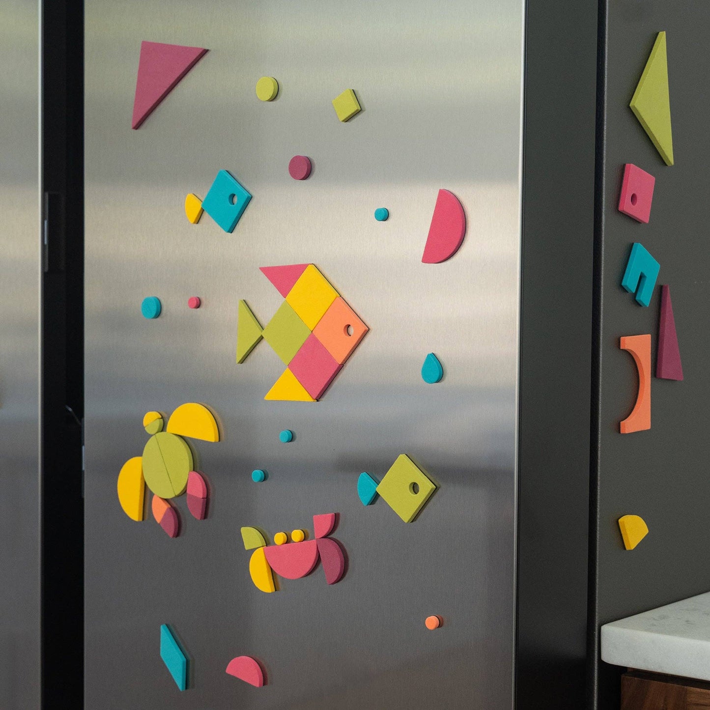 Rainbow Pop - Magnetic Shapes in Rainbow Pop- Type Set Co.