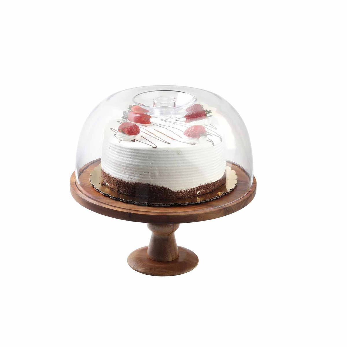 Acacia Cake Stand - small