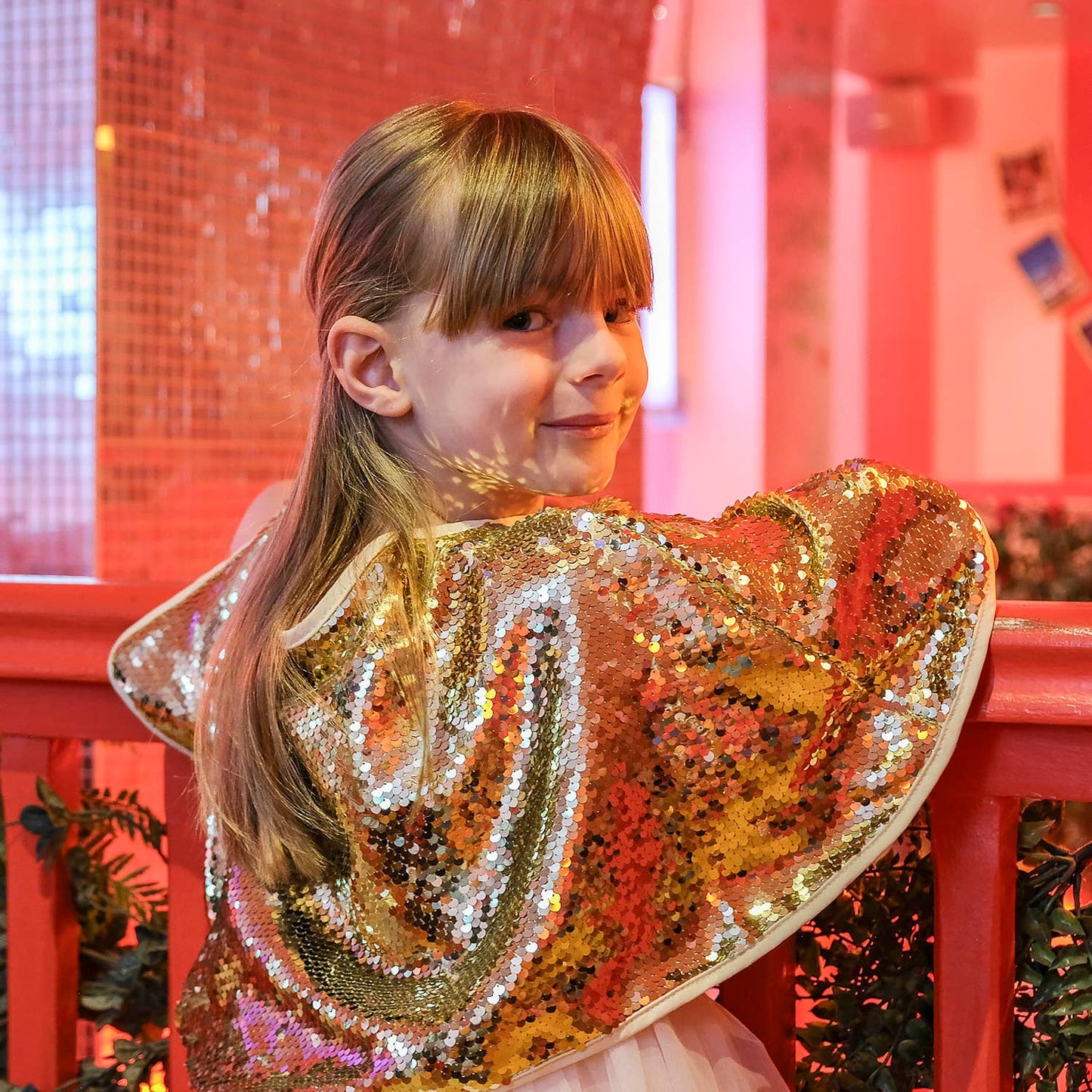 Gold Sequin Cape 3-10 Years - Rockahula Kids US