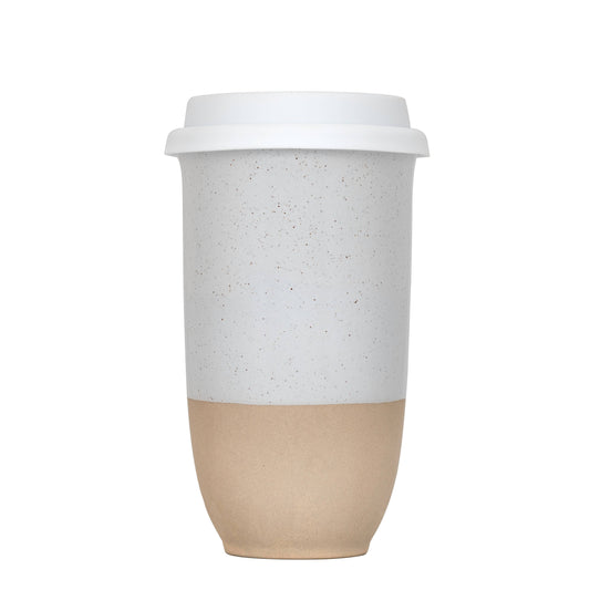 Nova Ceramics Travel Mugs - Dune 16oz Ceramic Travel Mug – (Includes Lid & Band)