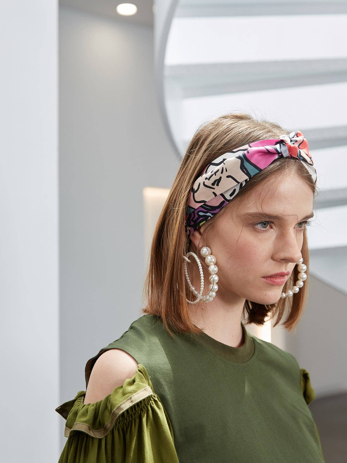 Azalea Silk Skinny Scarf - Lost Pattern NYC