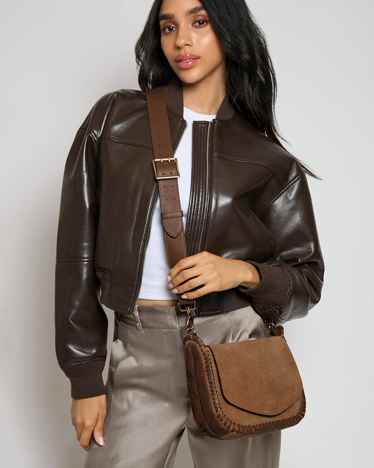 Brown Crossbody - - Aimee Kestenberg