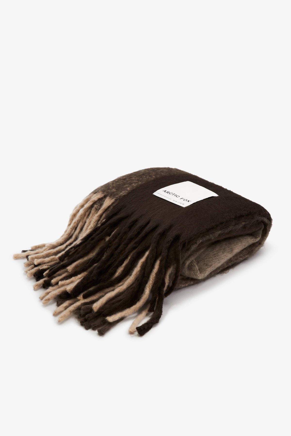 Reykjavik Throw Dark Earth Brown - Arctic Fox & Co. - North America - The Reykjavik Throw - 100% Recycled - FW26