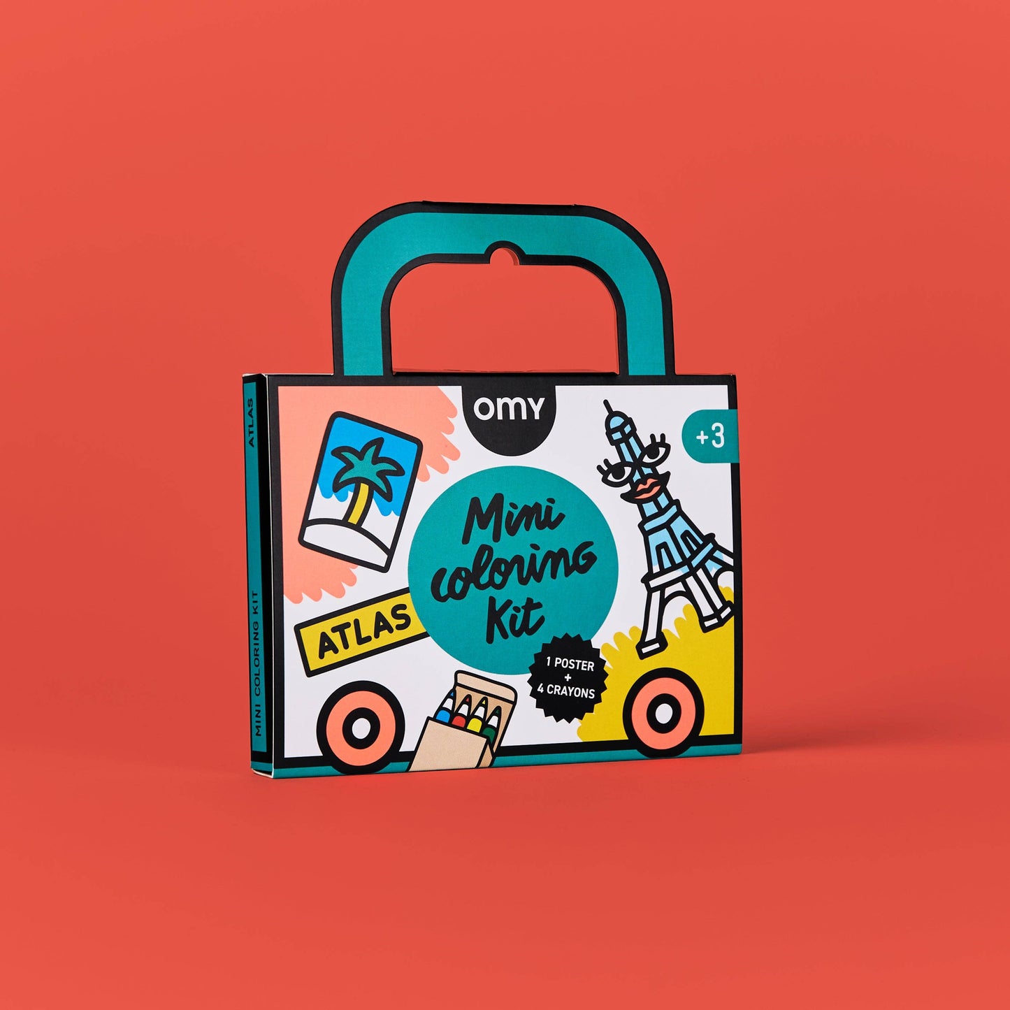 Atlas - Mini Pocket Coloring - OMY