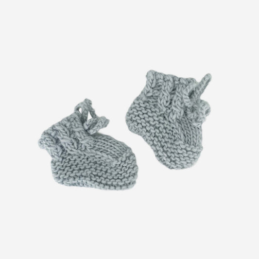 Blue Newborn Booties