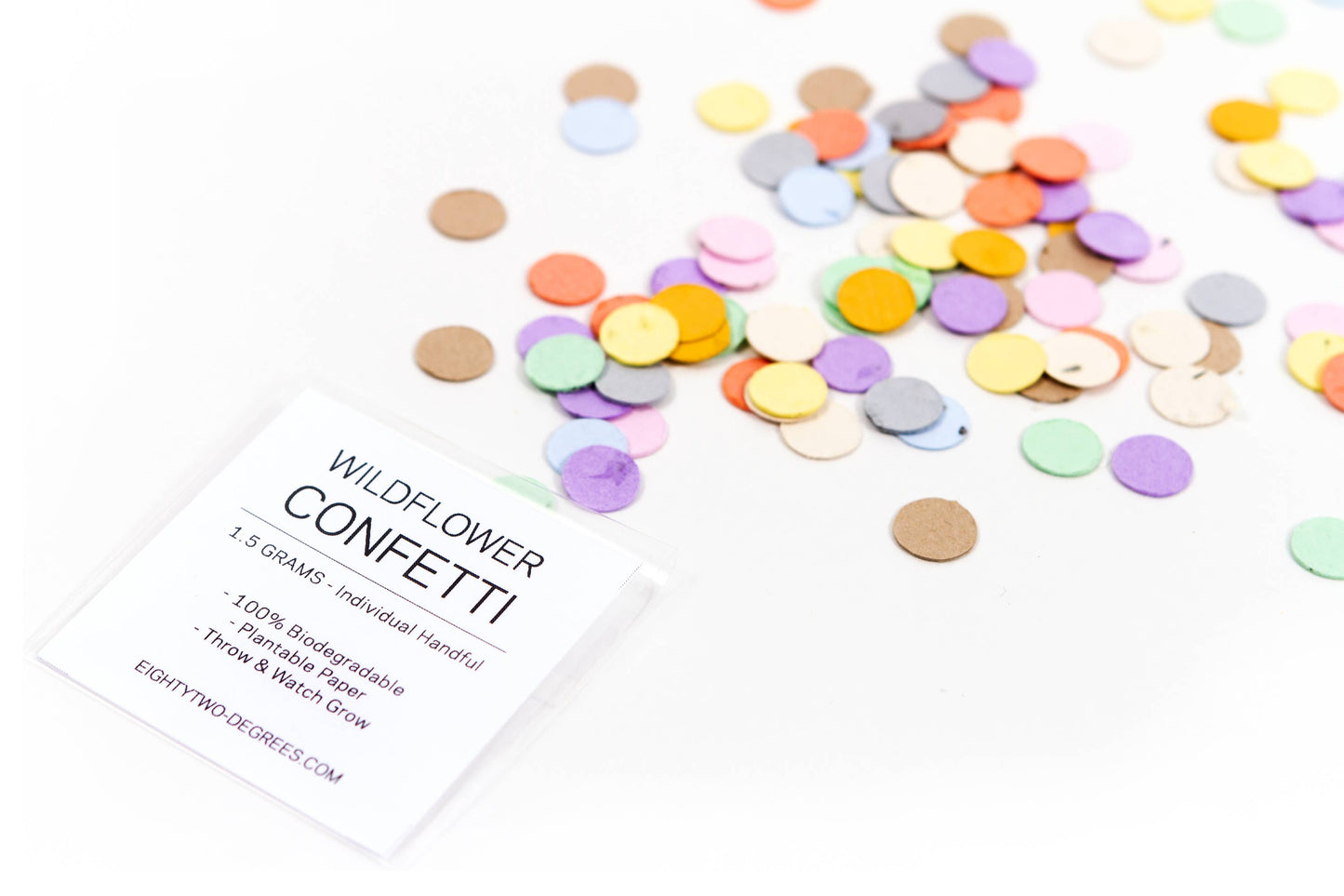 Studio 82° - Mini Wildflower Seed Confetti - Rainbow Light