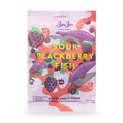 Sour Blackberry Fish - BonBon