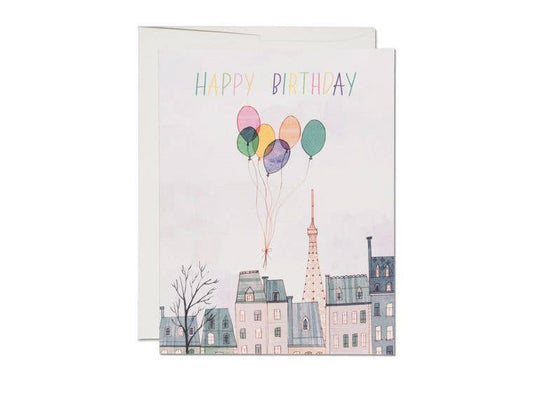 Paris Balloons - Red Cap Cards