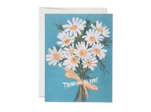 Vintage Daisy encouragement Red Cap Cards