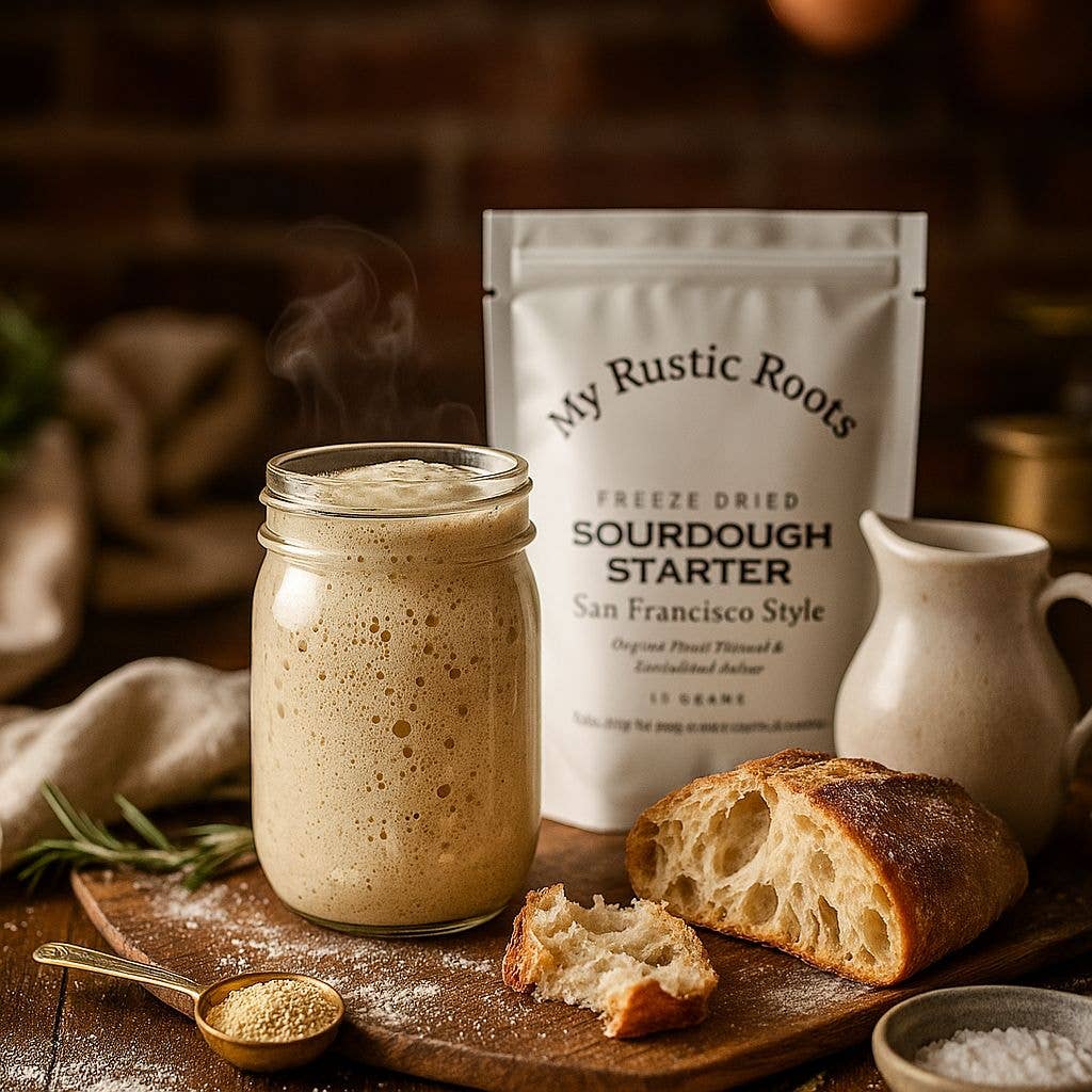 Organic Sour Dough Starter - My Rustic Roots