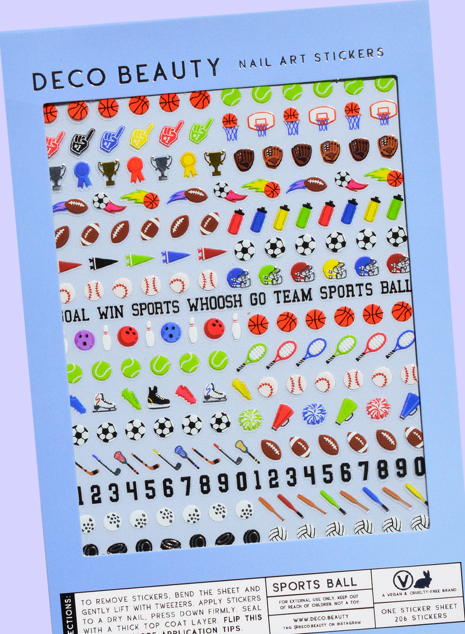 SPORTS BALL Deco Beauty - Nail Art Stickers