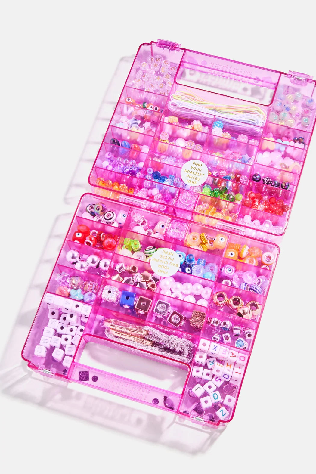 Pink Dream Duo - Baublebar bead kit, bedazzled with gems