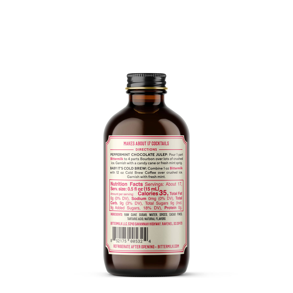 Peppermint Chocolate Julep Seasonal Release - Bittermilk Bottling Co.