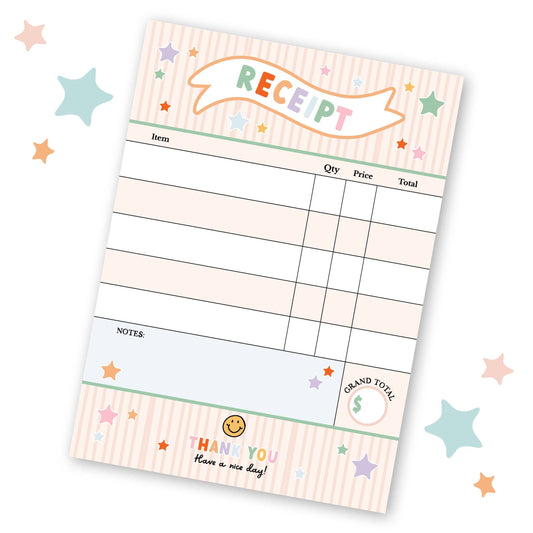 MagicPlaybook - Pretend Play Receipt Pad