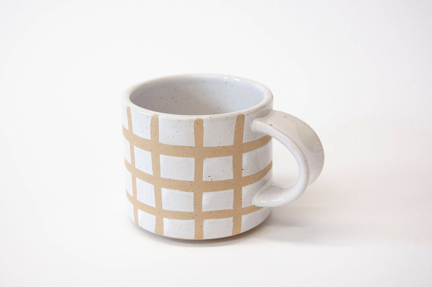 Grid Mug with Lid