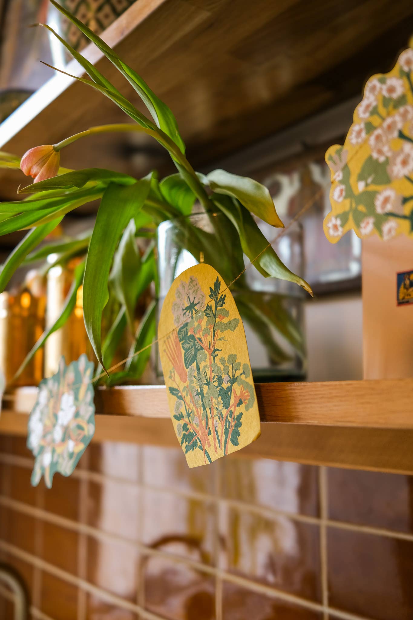 SPRING BLOOMS SEWN GARLAND