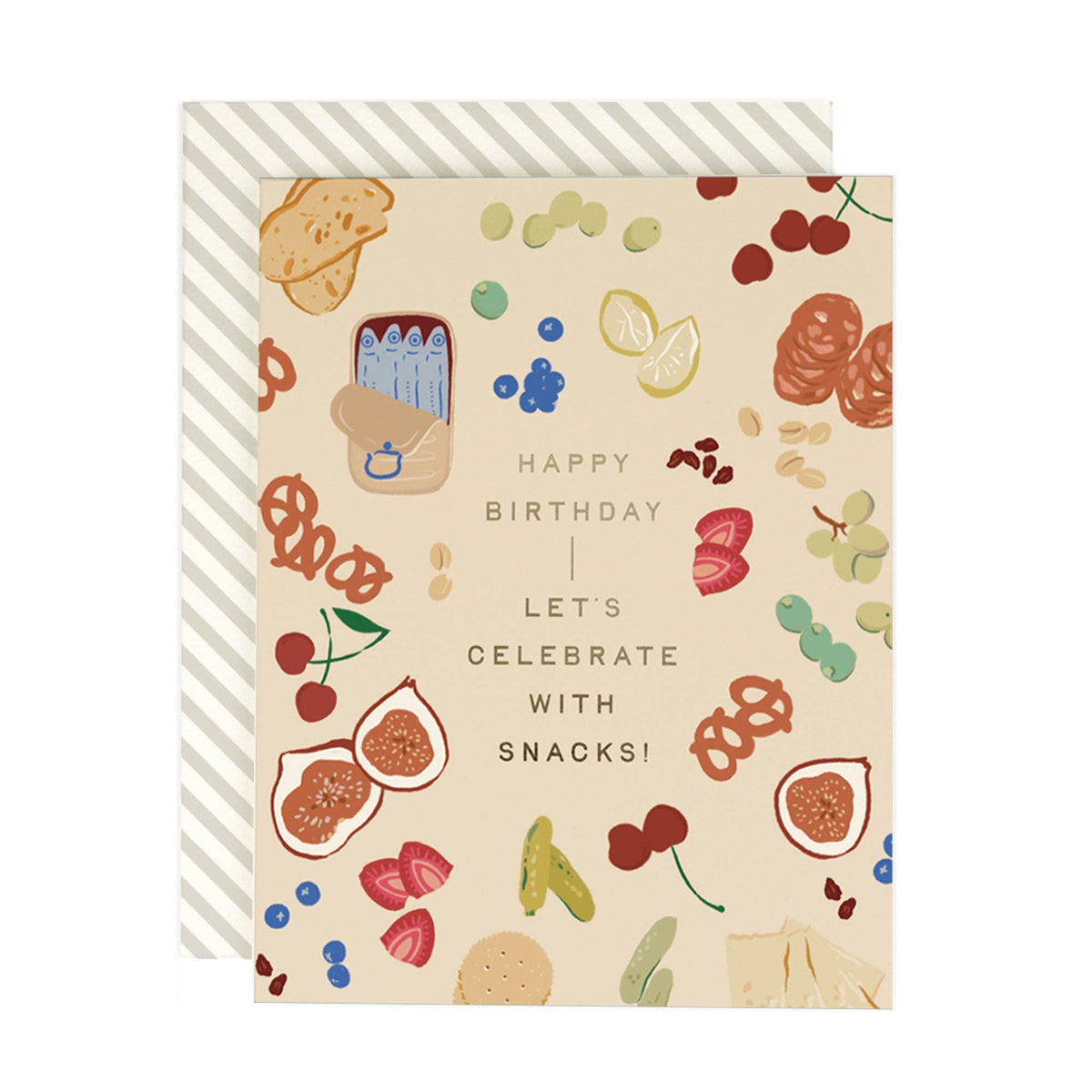 Celebrate with Snacks Card - Amy Heitman