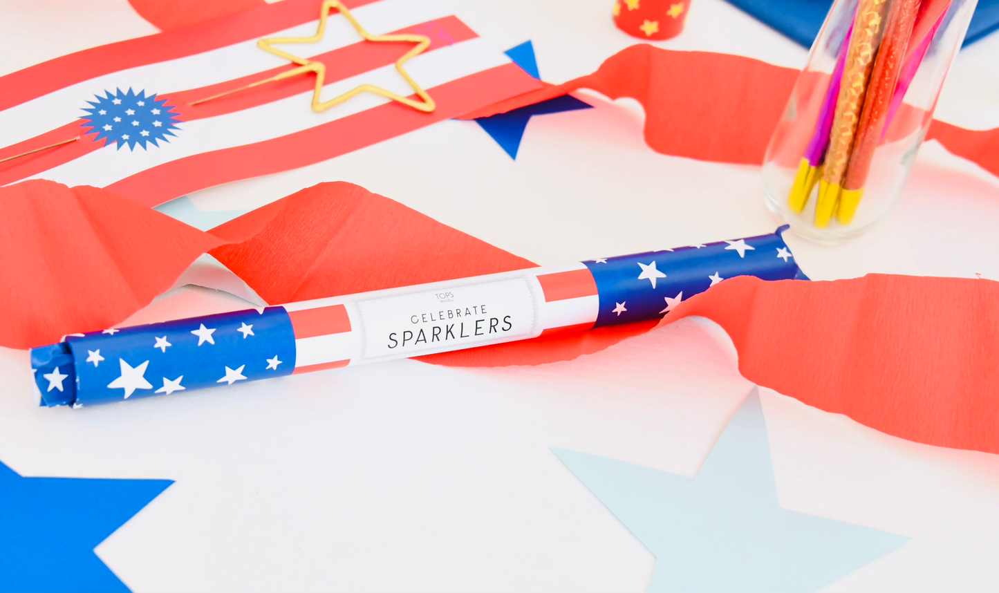 12" Sparklers - 4th of July - Tube of 6