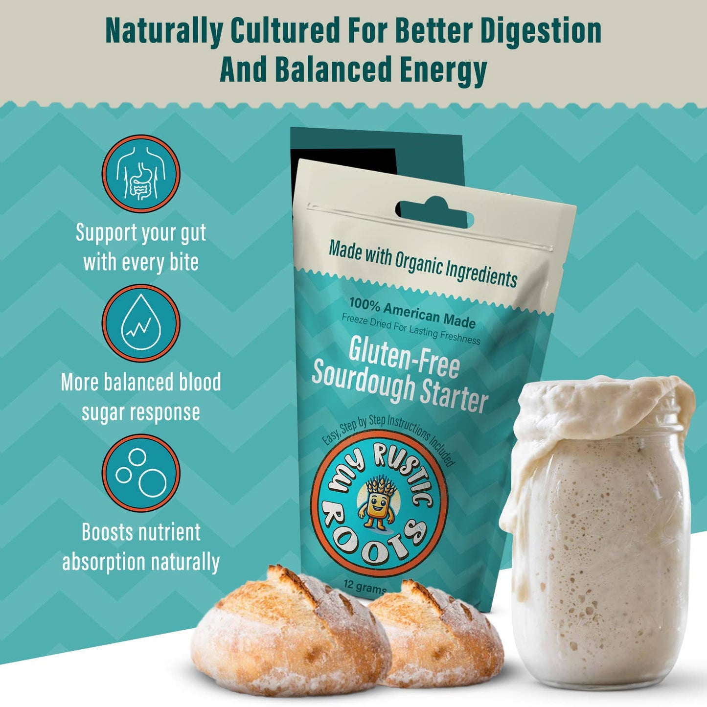 Gluten Free Sour Dough Starter - My Rustic Roots