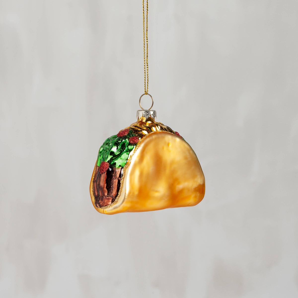 Glass Taco Ornament - Primitives by Kathy