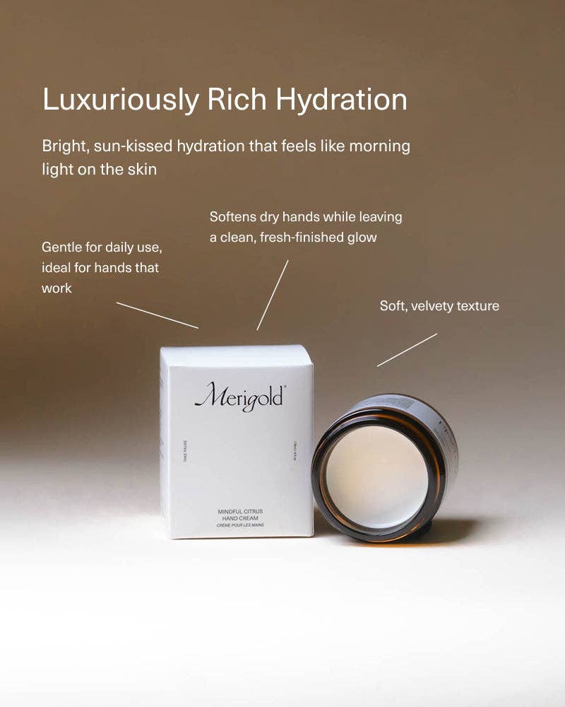 Mindful Citrus Hand Cream - Merigold
