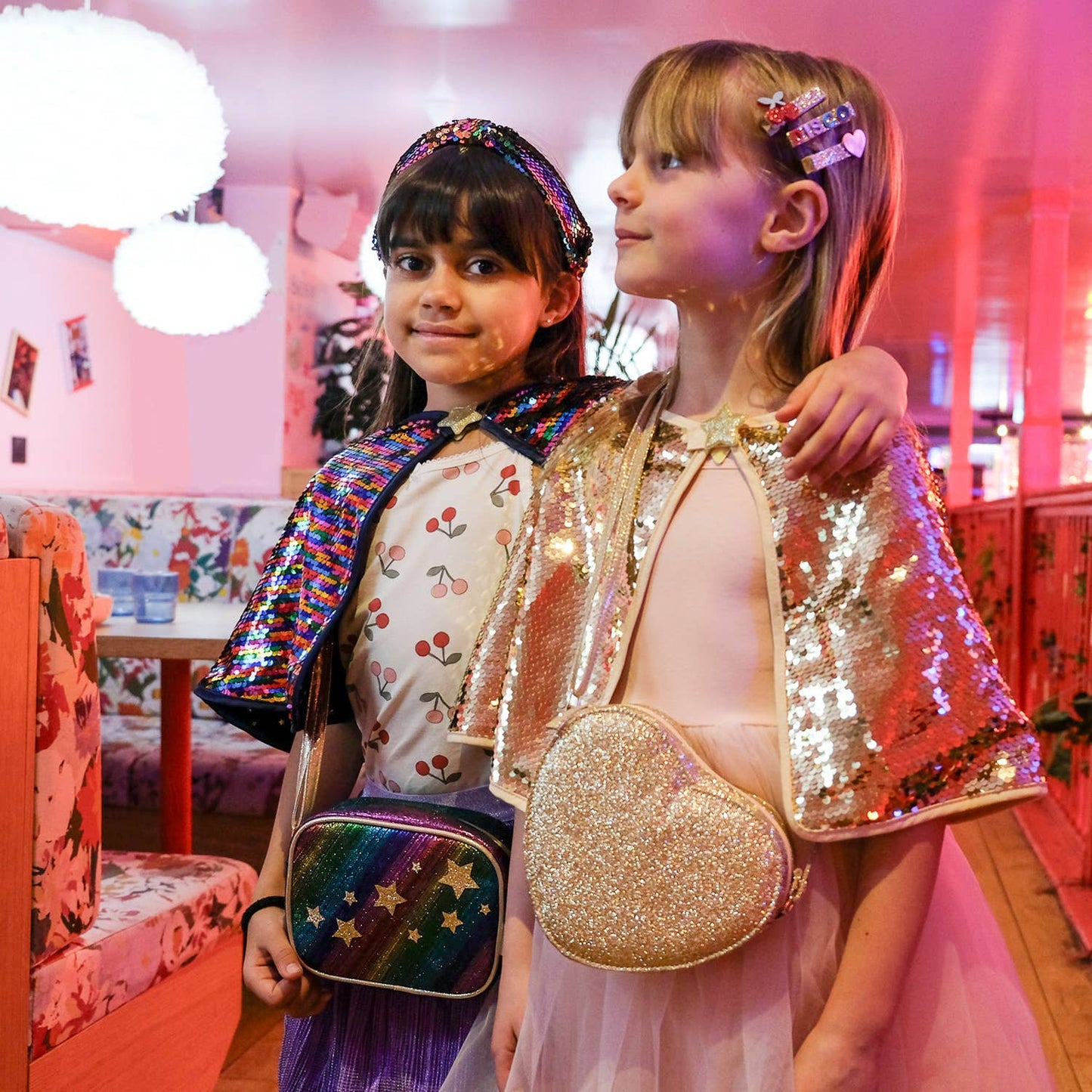 Gold Sequin Cape 3-10 Years - Rockahula Kids US