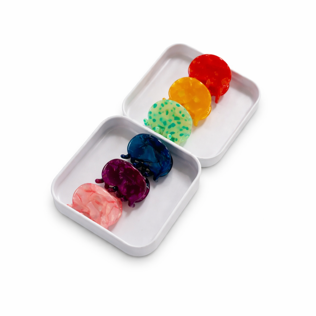 Jelly Bean Mini Hair Claw Set MackBecks
