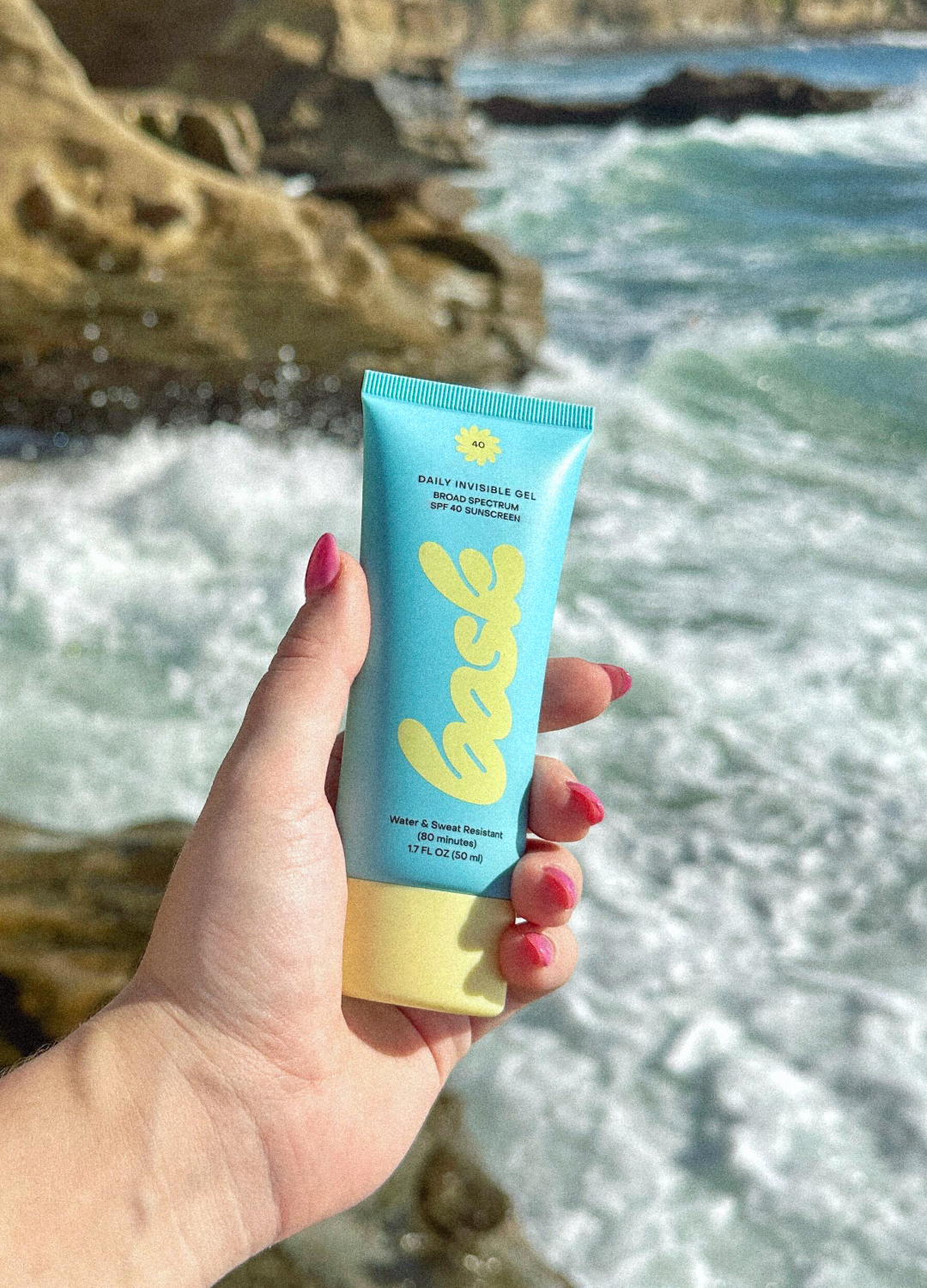 Bask gel SPF 40 Daily Invisible Gel Face Sunscreen