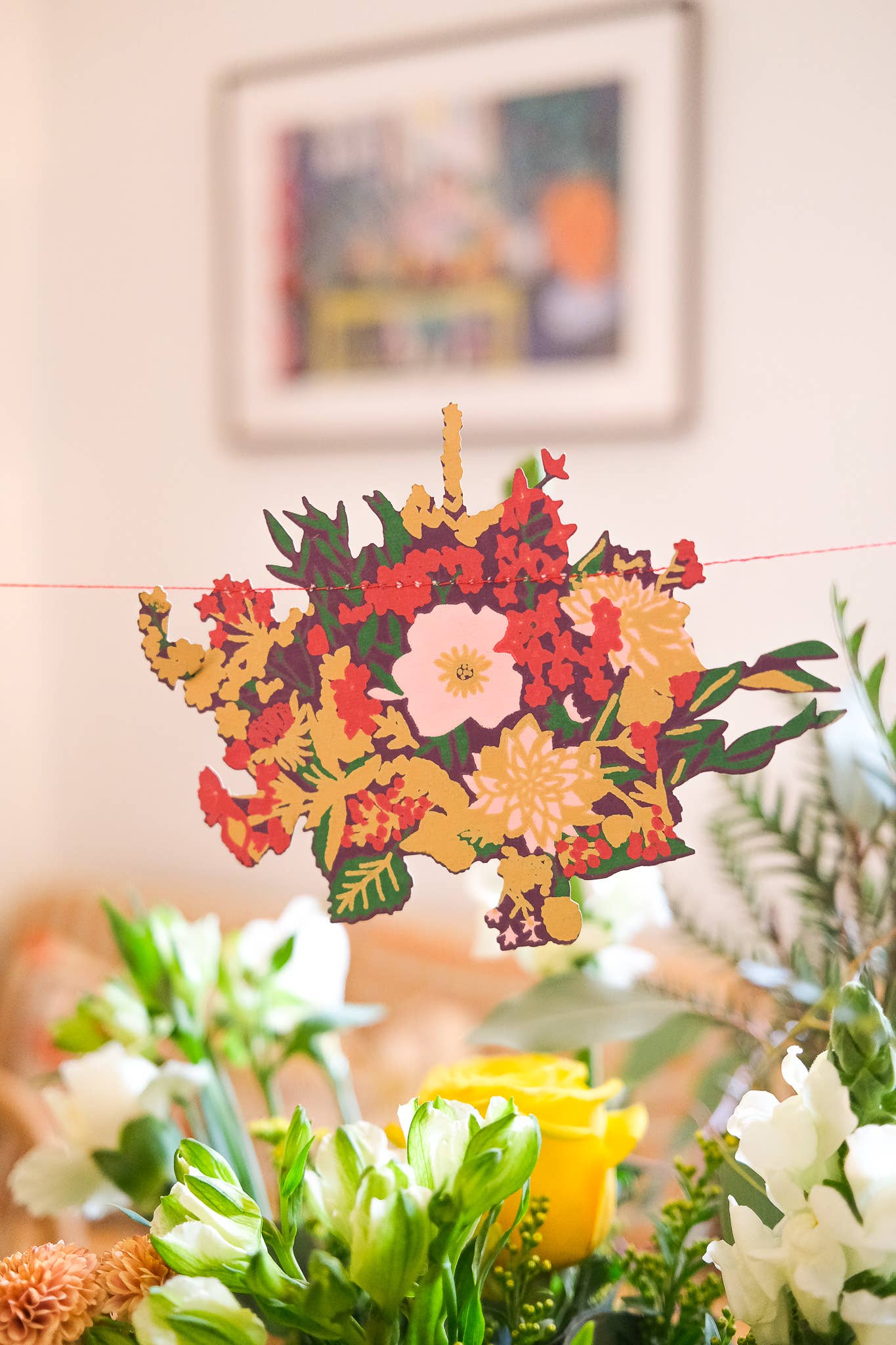 BOUQUET SEWN GARLAND