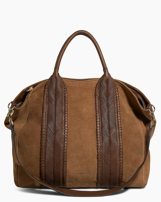 Large Suede Tote - Aimee Kestenberg