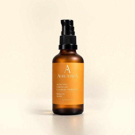 Acne Organic Face Cream with Rose Hydrosol - Aureterra