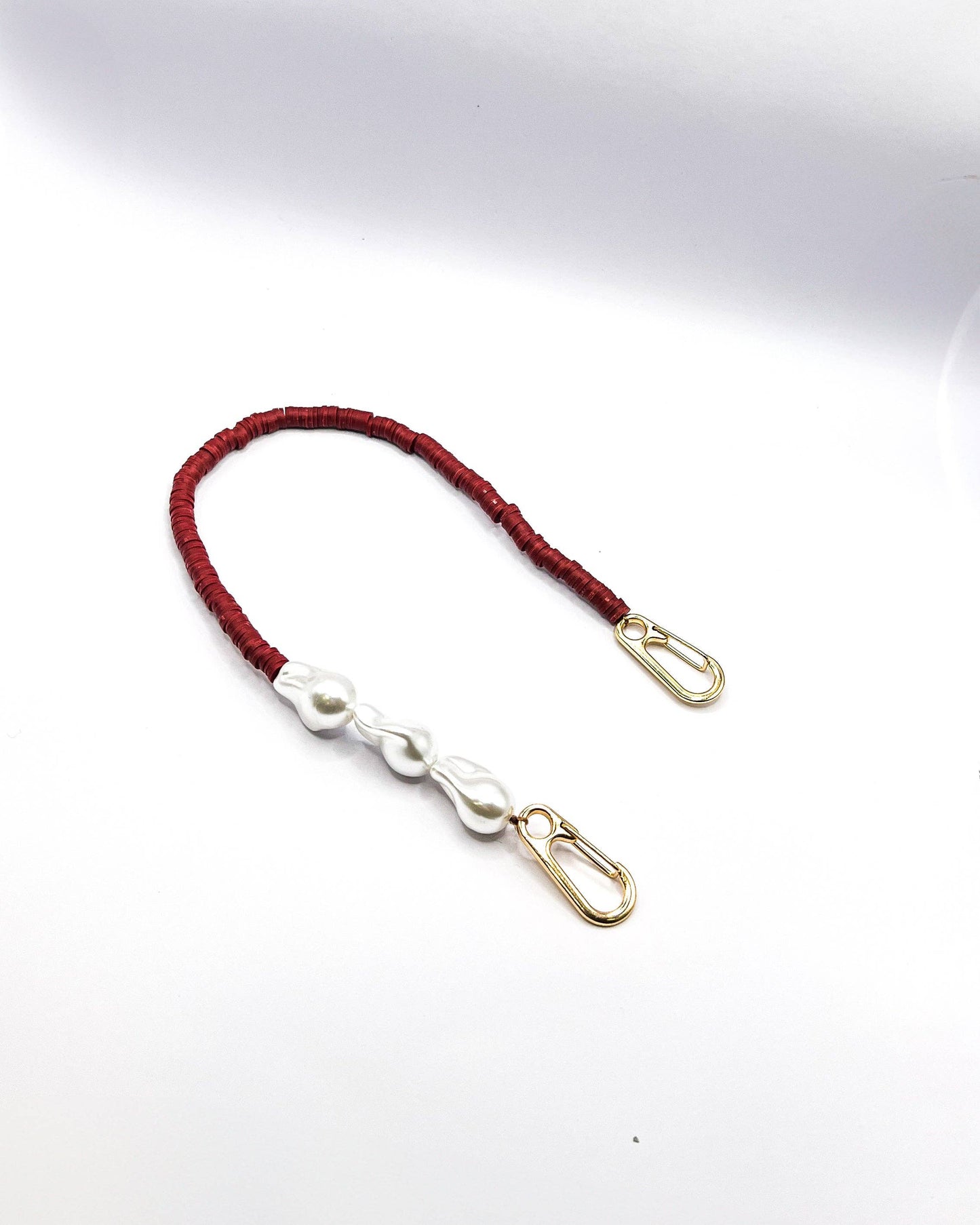 Wristlet Phone Chain with Pearls