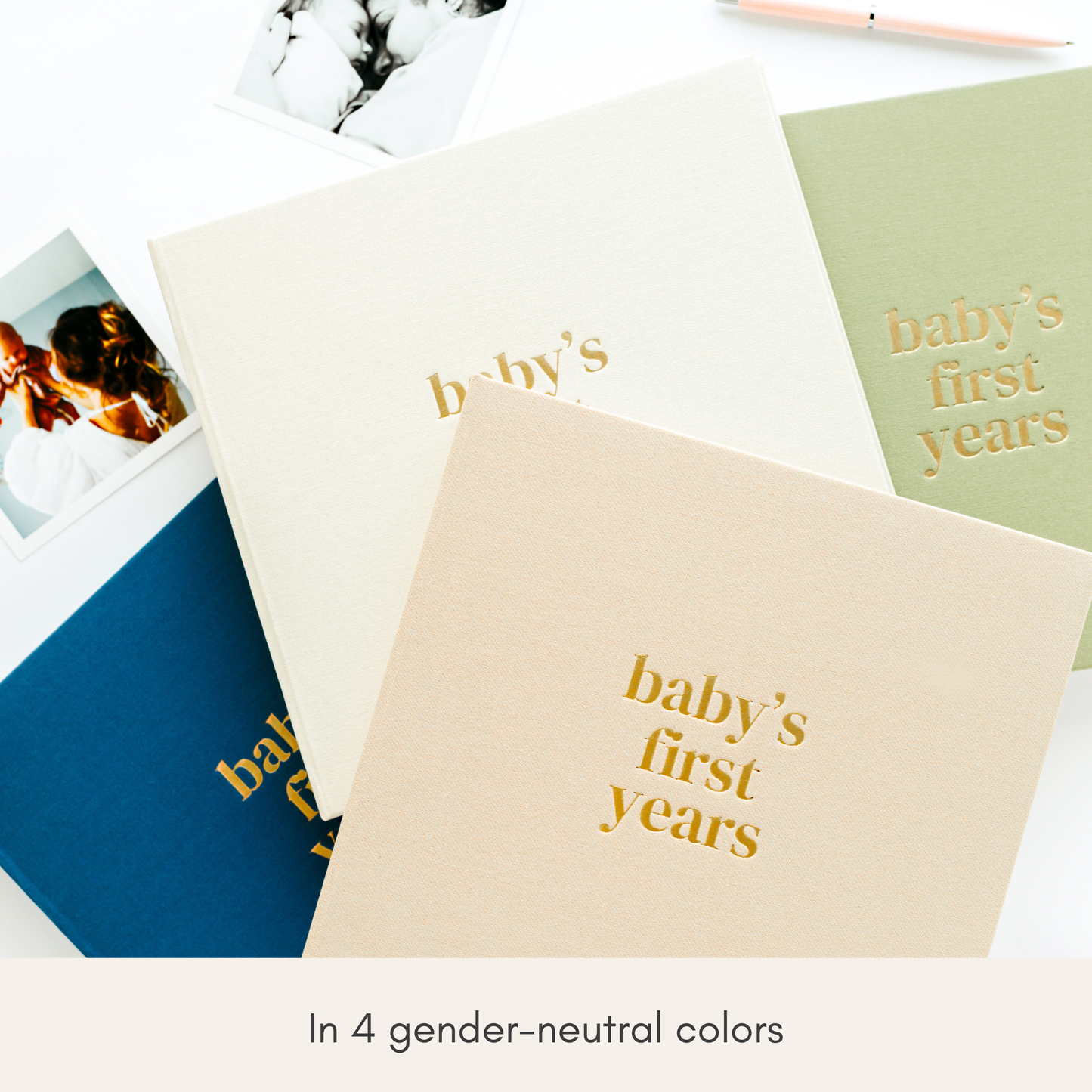Baby Memory & Milestone Book – First Year Keepsake