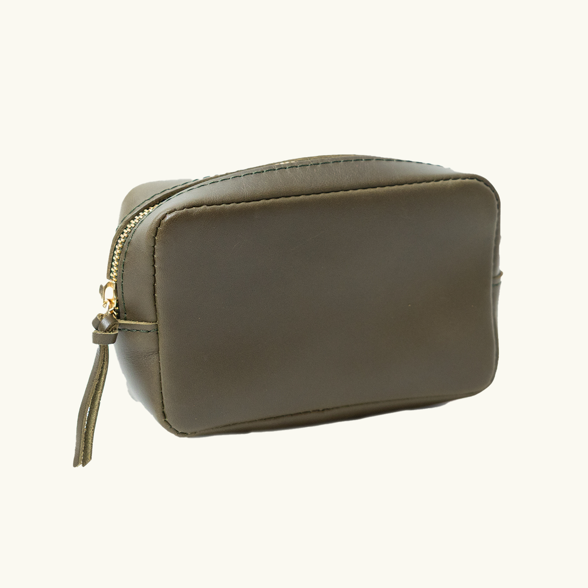 Full-Grain Leather Gadget Bag