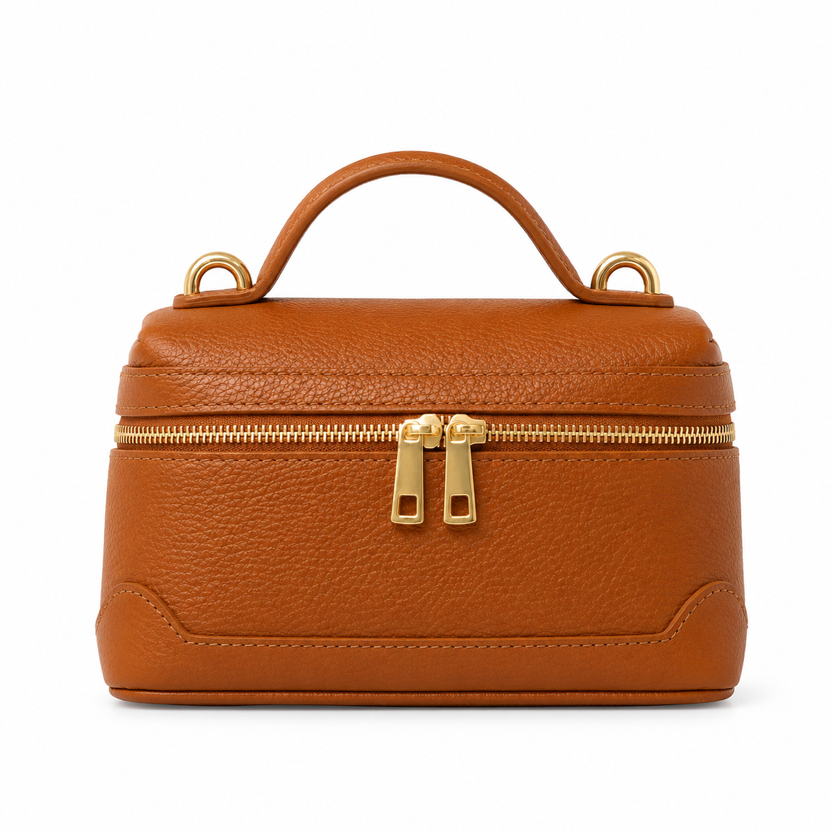 Small leather Bucket Bag - German Fuentes Handbags