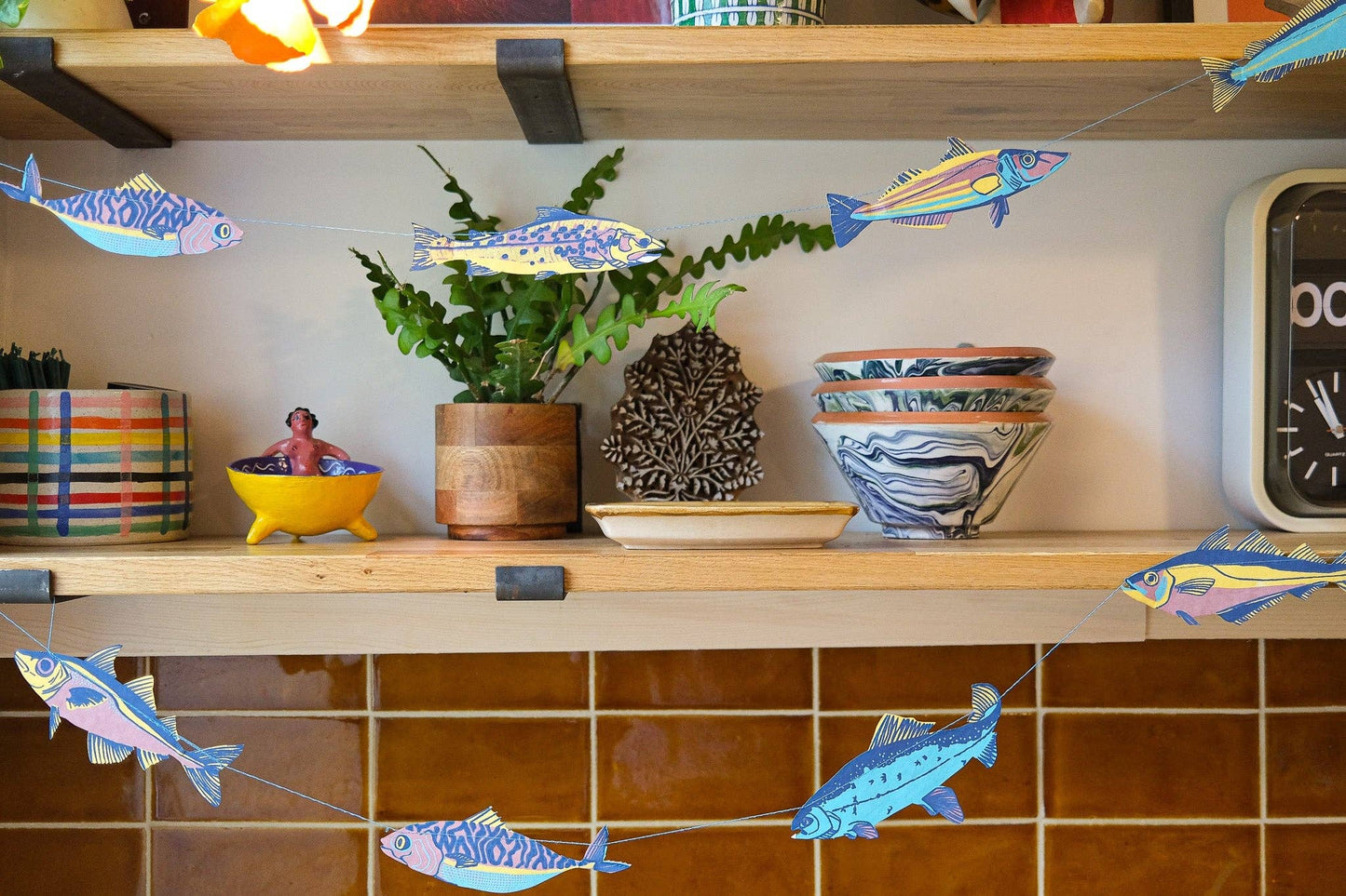 FISHES SEWN GARLAND