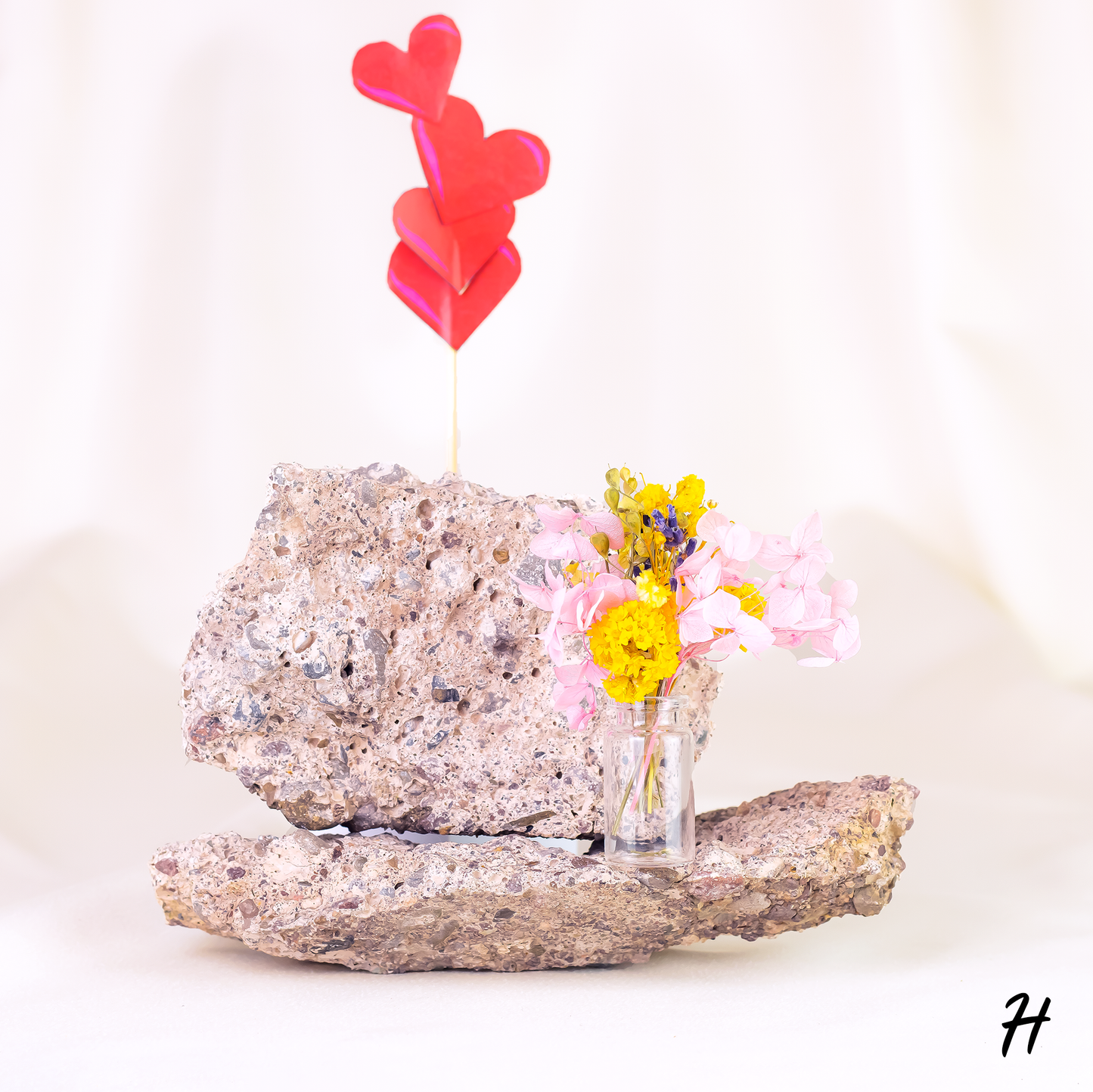 MIni Dried Flowers Bouquet with gift box