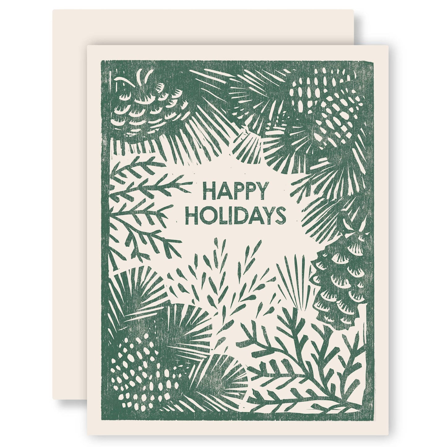 Holiday Greenery Box Card set - Boxed Set of Six