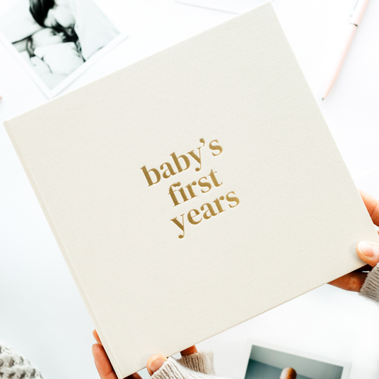 Baby Memory & Milestone Book – First Year Keepsake
