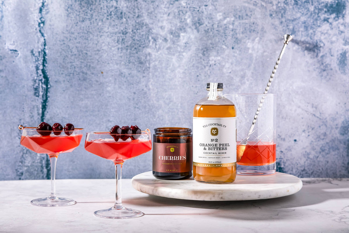 Boozy Cocktail Cherries - Yes Cocktail Co