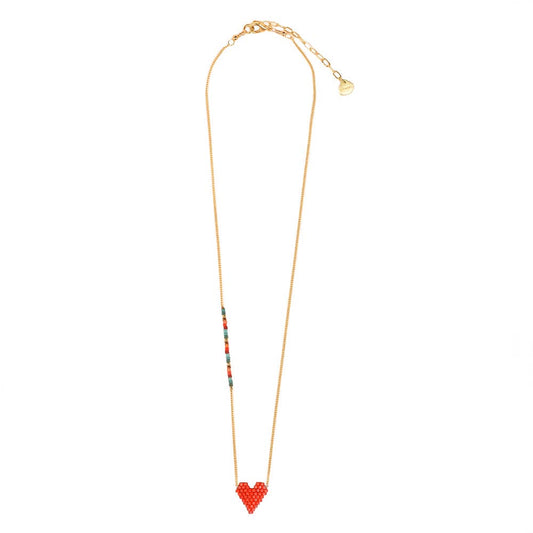 Heartsy Red Necklace