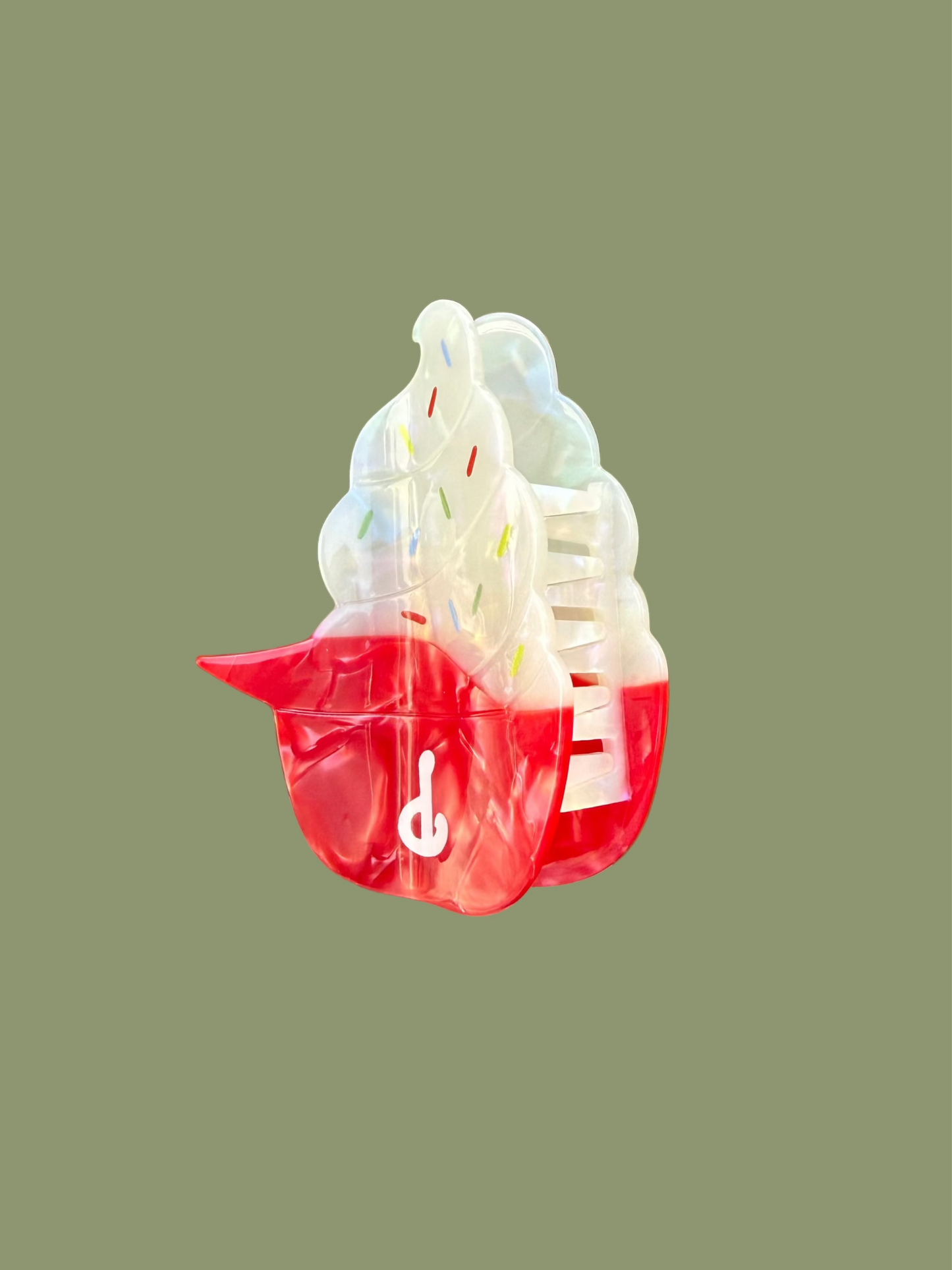 Ice Cream Hair Claw Clip