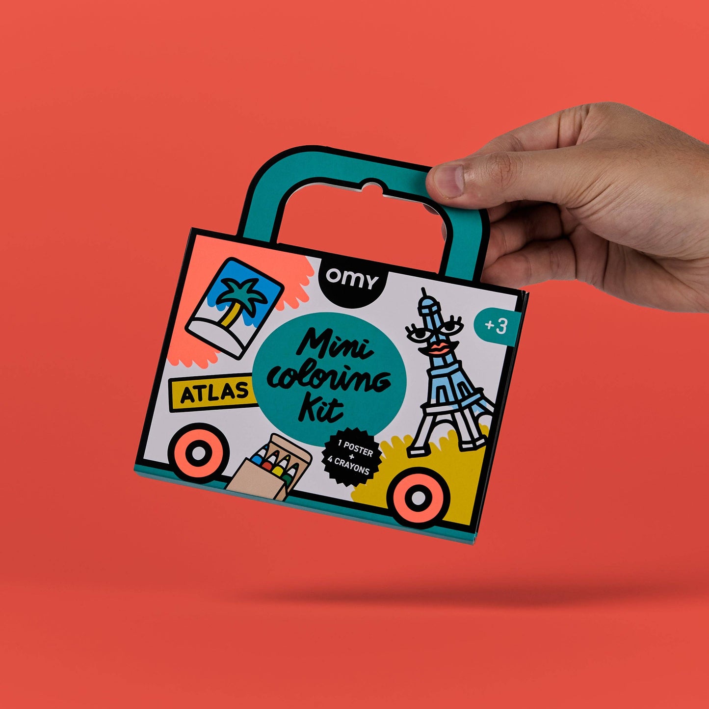 Atlas - Mini Pocket Coloring - OMY