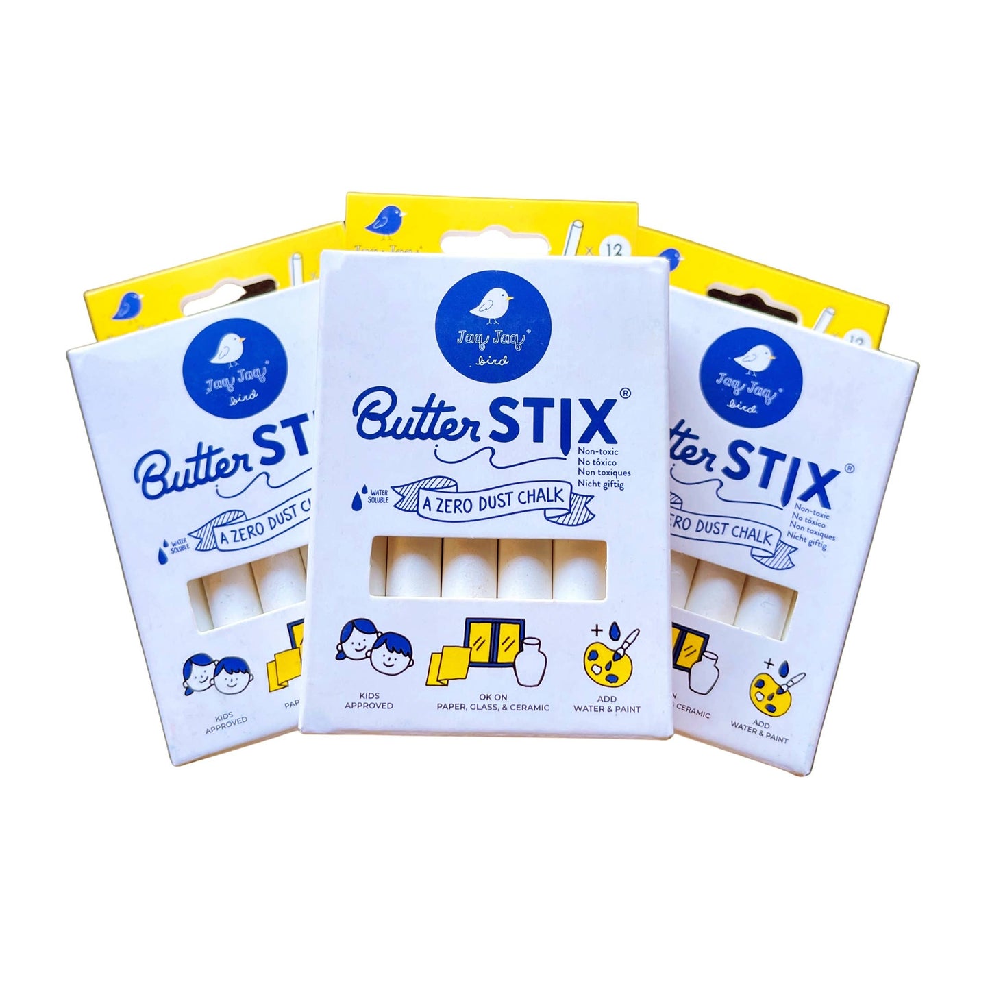 White ButterStix® Dustless Cream Chalk,Christmas Stocking Stuffer