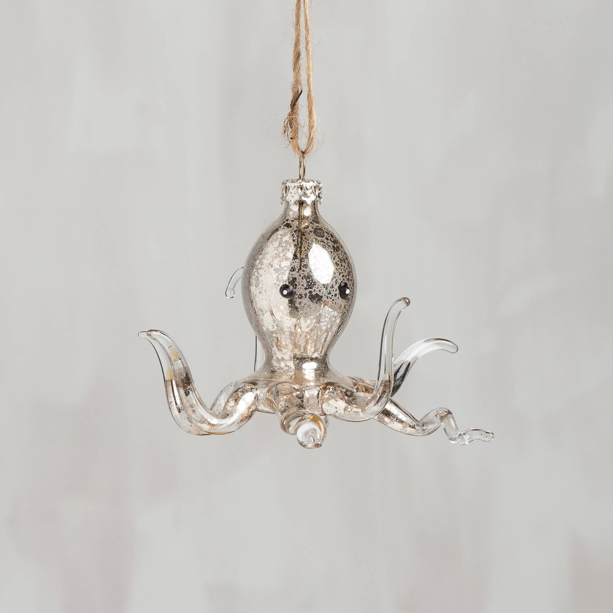 Baby Octopus glass Ornament - Primitives by Kathy