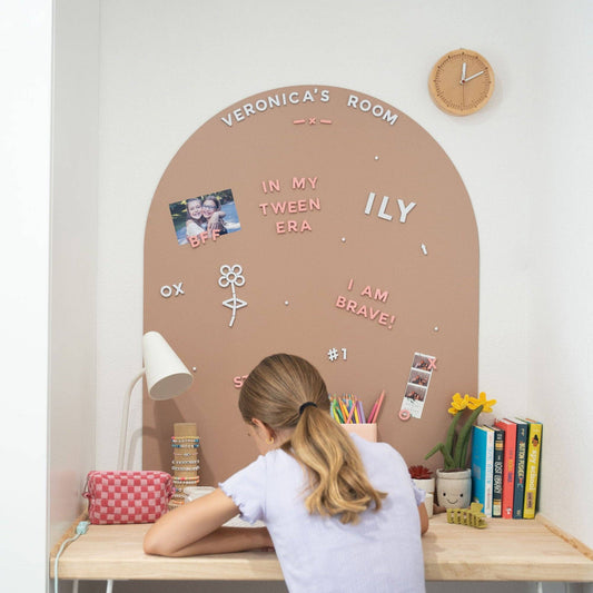 Large Maple Magnetic Arch Wall Decal - The Type Set Co.