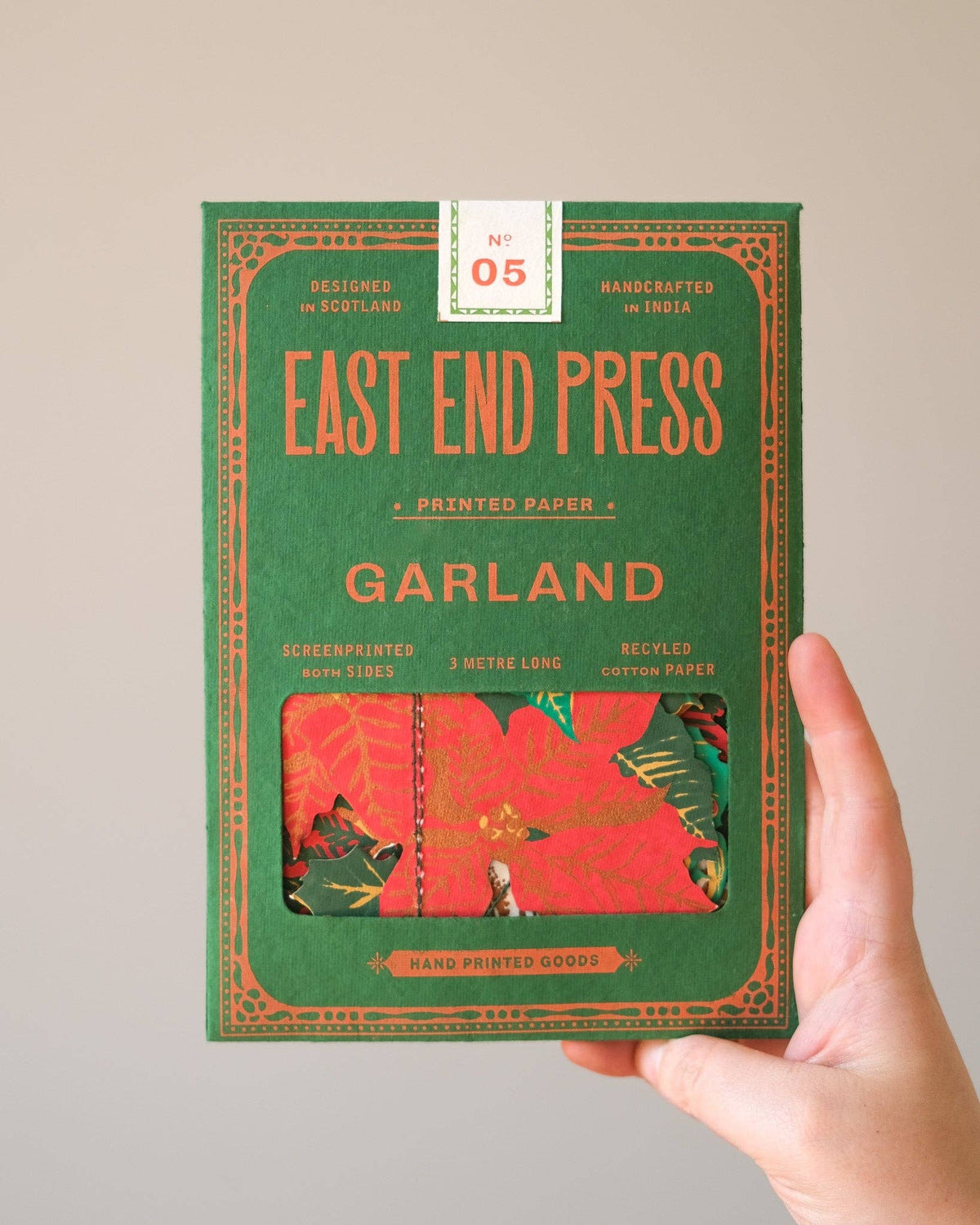 East End Press - FOLIAGE SEWN GARLAND